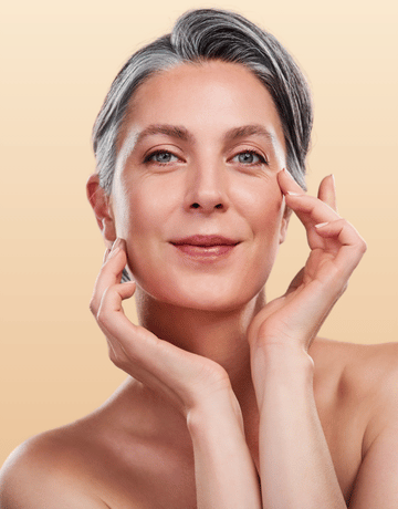 mujer con tratamiento de botox facial